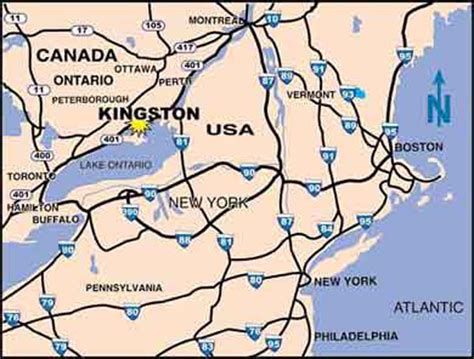 kingston ontario map