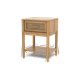 Better Homes & Gardens Springwood Caning Nightstand, Light Honey Finish ...