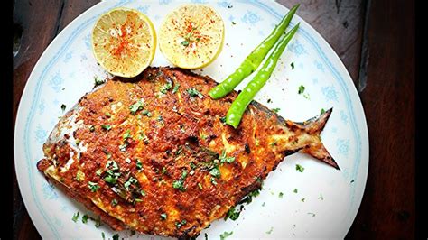 Golden Pomfret Rava Fry – Mango Mirchi