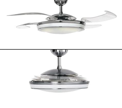 This Ceiling Fan Has Retractable Blades When Not In Use