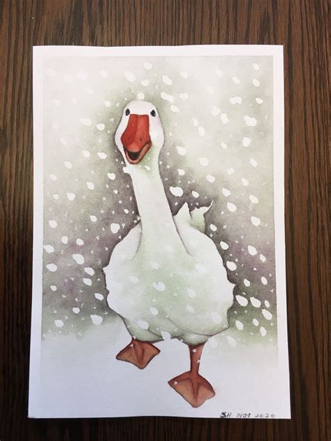 Watercolor Christmas Card DIY: Colorful Animal Paintings