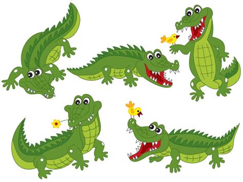 Crocodile Clipart Digital Vector Crocodile, Africa, Safari, Alligator, Green, Crocodile Clip Art ...