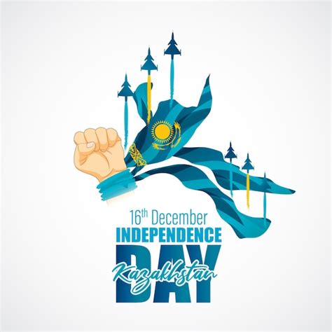 Premium Vector | Vector illustration of happy Kazakhstan independence day