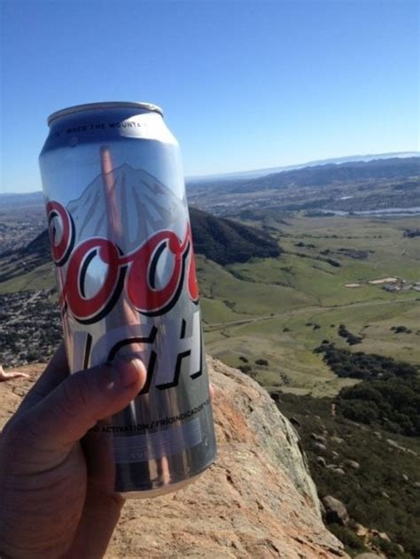 Coors Light Mountain : r/pics