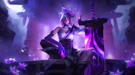 Spirit Blossom Riven League Of Legends Live Wallpaper - WallpaperWaifu