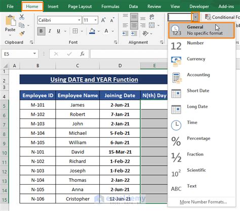 How to Convert Date to Day of Year in Excel: 4 Methods - ExcelDemy