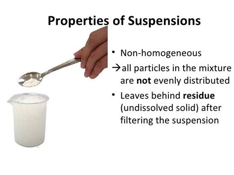 Properties of suspensions