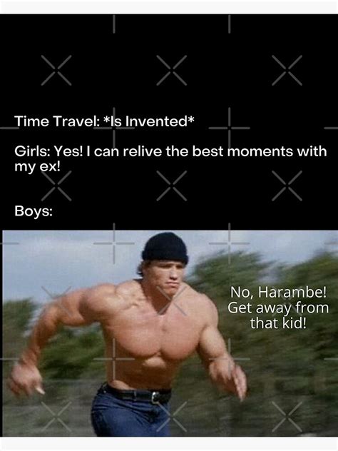 "Arnold Running Meme (black) - Funny Arnold Meme, Funny Meme, Terminator, Time Travel Arnold ...