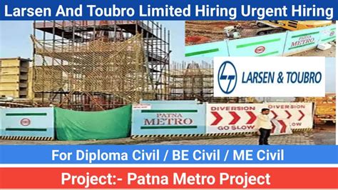 Larsen And Toubro Limited Recruitment 2024 | Diploma Civil / BE Civil ...