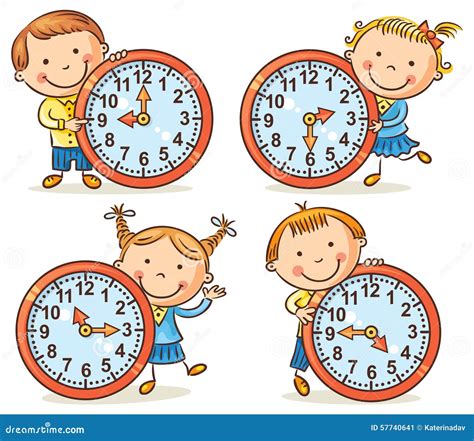 Telling Time Clipart