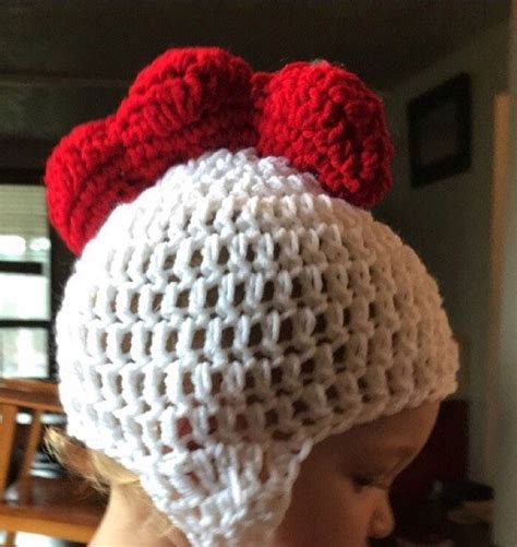 PATTERN Crochet Chicken Hat Crochet Rooster Hat Chicken Hat - Etsy