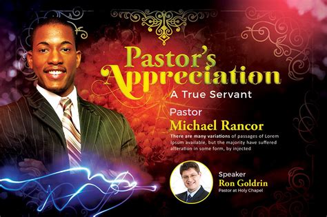 Pastor's Appreciation Flyer Template by SeraphimChris on ...