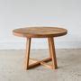 Solid Wood Round Coffee Table | What We Make – What WE Make
