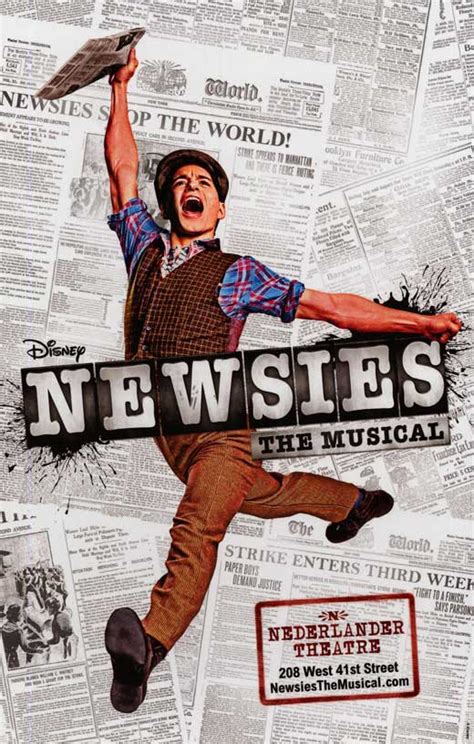 Newsies (Broadway) Movie Posters From Movie Poster Shop