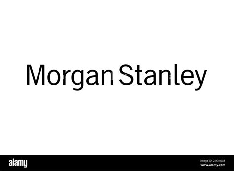 Morgan Stanley, Logo, White background Stock Photo - Alamy