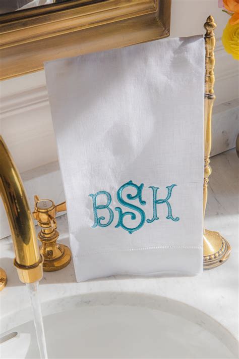 Custom Embroidered Hand Towels – Threads & Honey