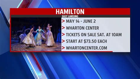 ‘Hamilton’ tickets on sale Saturday