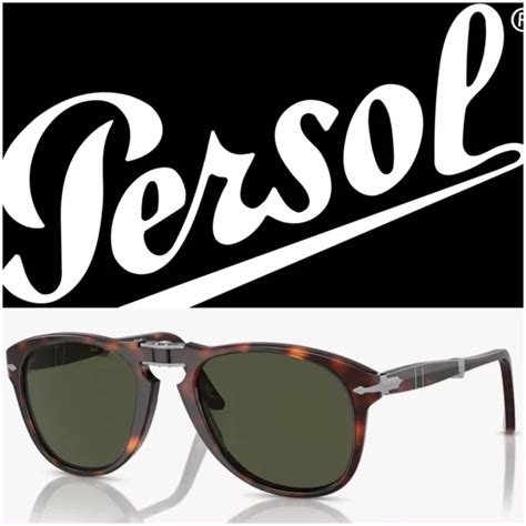 PERSOL PO0714 24/31 Havana Green FOLDING NEW Glasses £161.39 - PicClick UK