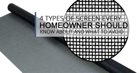 4 Types Of Screen Every Homeowner Should Know About and What to Avoid - Gulf Coast Aluminum