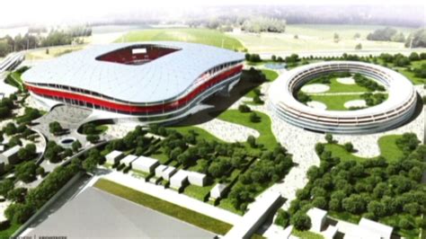 flandersnews.be video: Plans for new Belgian football stadium unveiled