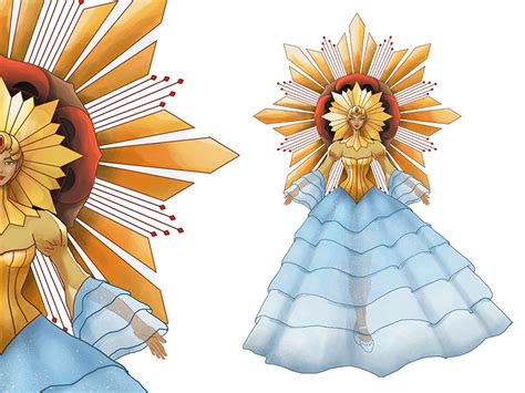 Sinulog Festival Queen Costume Design by Charlotte Mae Efren on Dribbble