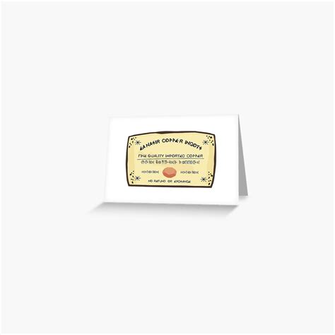 "EA Nasir Best Copper Merchant Mesopotamia Business Card" Greeting Card ...