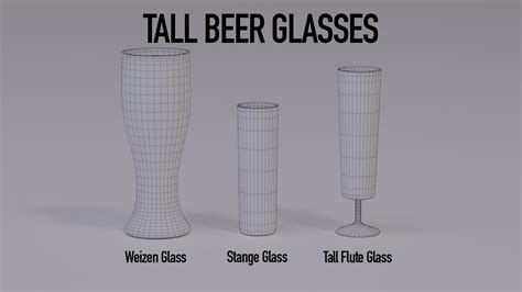 ArtStation - Beer Glassware - A complete collection | Resources