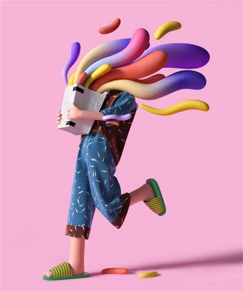 UV Zhu’s Colorful, Bubbly 3D Illustrations » Moss and Fog ...