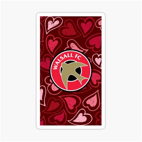 "walsall fc logo" Sticker for Sale by daulaynanta | Redbubble