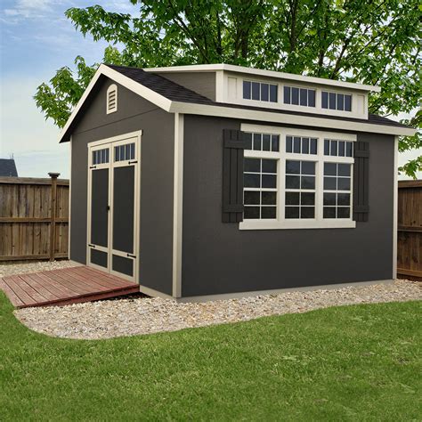 Handy Home Windemere 10 ft. W x 12 ft. D Storage Shed & Reviews | Wayfair