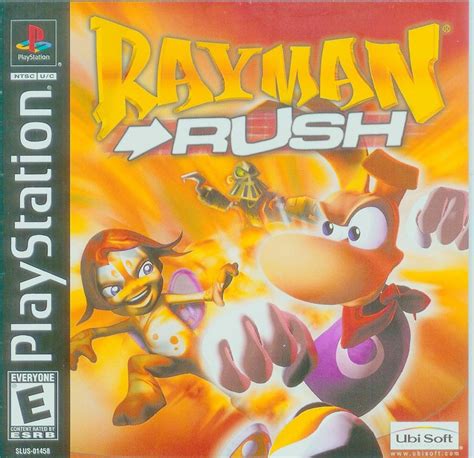 Rayman Rush (2002) PlayStation box cover art - MobyGames