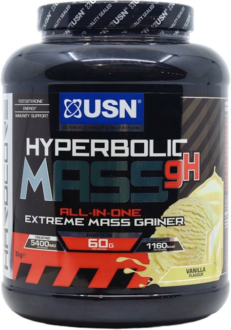 USN All-in-One Hyperbolic Mass Gainer Vanilla Flavour 2kg | medino