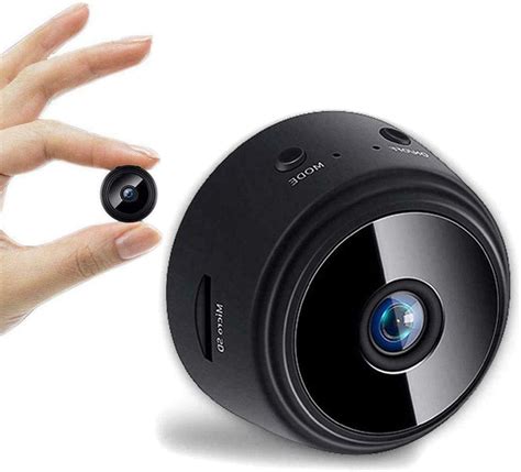 Cámaras de vigilancia Mini Cámara WiFi Inalámbrica Tiny Nanny CAM 1080P Full HD Detección de ...