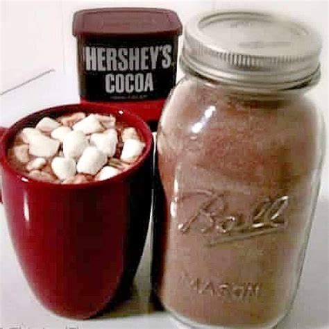 Hershey's Special Dark Homemade Hot Cocoa Mix | Recipe | Hershey hot ...