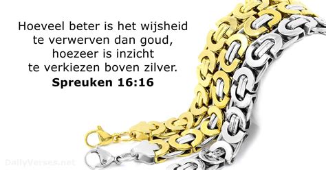 3 april 2022 - Bijbeltekst van de dag - Spreuken 16:16 - DailyVerses.net