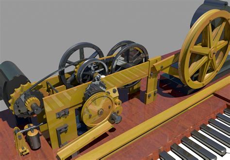 3d Telegraph Machine Model