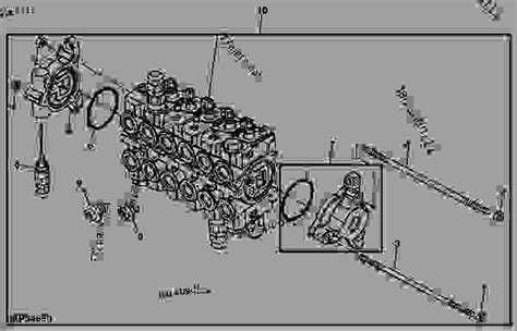 CONTROL VALVE - BACKHOE John Deere 4100 - BACKHOE - 46, 47, 48, 375, 447, 448 and 485 Backhoes ...