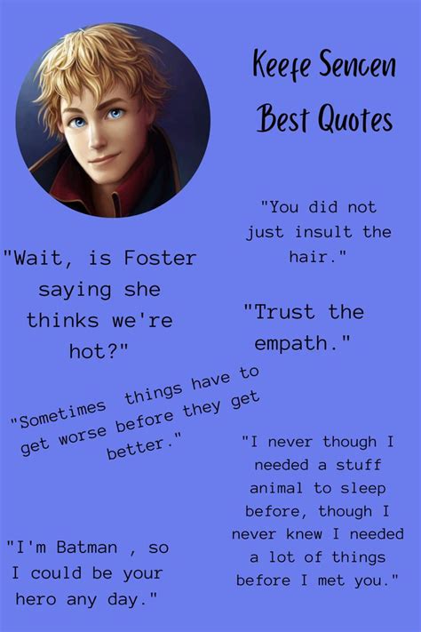 Keefe Sencen Best Quotes in 2020 | School for good and evil, Lost city, The best series ever