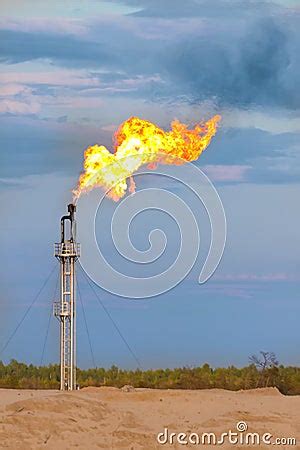 Oil Gas Flare Stock Photography - Image: 15694282