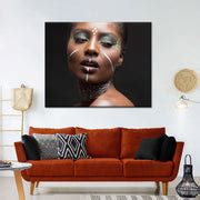 African Beauty Face Paint Wall Art | Photography