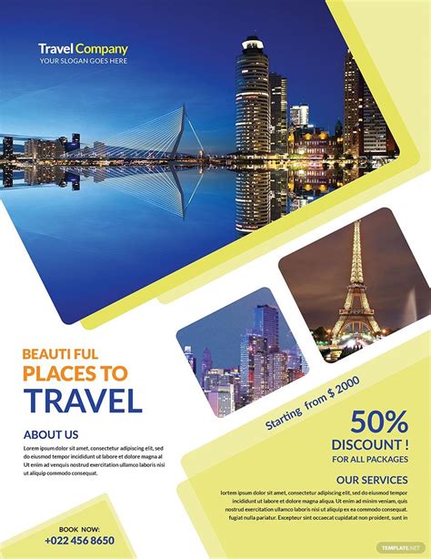 FREE Travel Agency Flyer Templates & Examples - Edit Online & Download ...