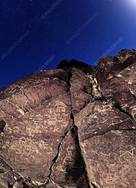 Prehistoric rock art - Stock Image - C021/0363 - Science Photo Library