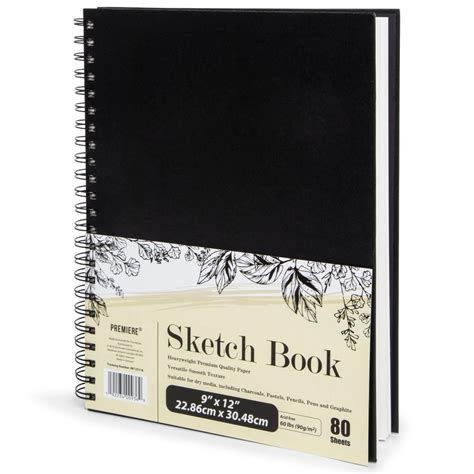 Premiere® Spiral Bound Hardcover Sketch Book 9in x 12in - Walmart.com - Walmart.com