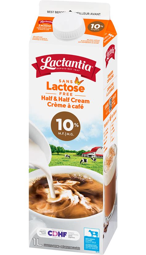 Lactantia® Lactose Free Cream 10% Half & Half 1L | Lactantia