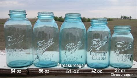 Blue Ball Jars Size Comparison | Mason jar sizes, Ball mason jars, Ball jars