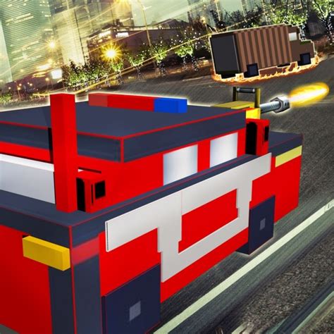 Blocky Road Fury - Free Car racing & shooting Game by Grey Falcon Studios