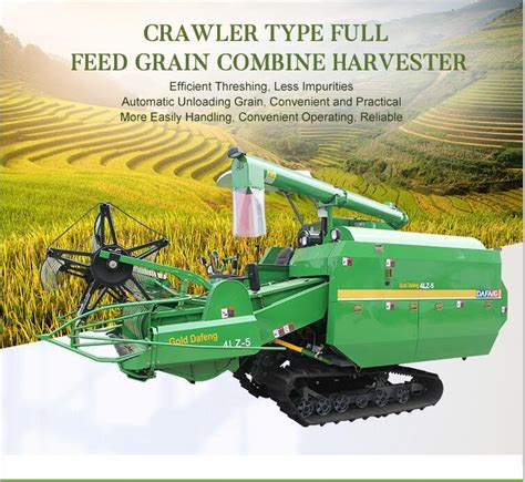 Rice Harvester, Rice Combine Harvester, Fuel-efficient HST Rice ...