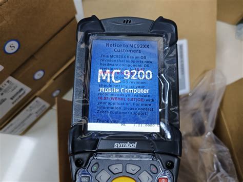 Symbol MC9200/MC92N0 Barcode Mobile Computer | Full Serial