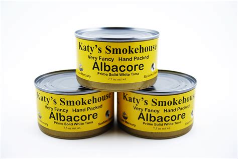 Fresh Canned Albacore Tuna - Extra Large 7.5 oz cans - Case of 12 | Katy's Smokehouse