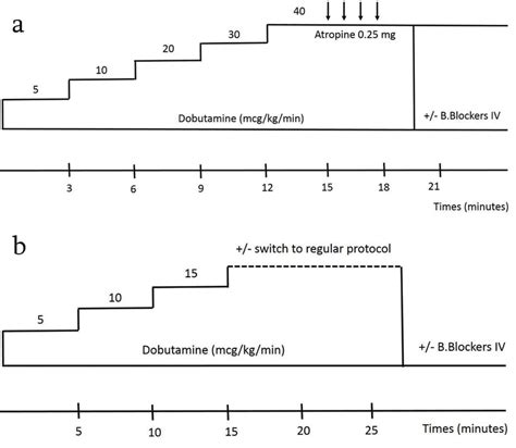 Image showing regular DSE protocol (a) and (b) low dose DSE protocol ...